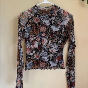 Promesa Multicolor Floral Long Sleeve Top